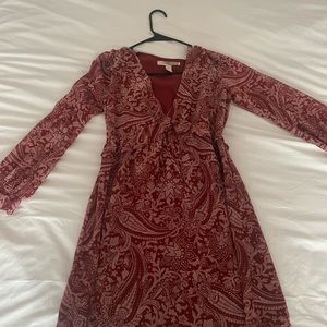 forever 21 long sleeve mini dress
